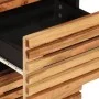 Solid acacia wood sideboard 40x34x75 cm by , Lockers and storage cabinets - Ref: Foro24-377550, Price: 91,06 €, Discount: %