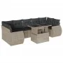Set de sofás de jardín 8 pzas y cojines ratán sintético gris by , Garden sets - Ref: Foro24-3268412, Price: 646,44 €, Discoun...