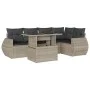 Set de sofás de jardín 6 pzas y cojines ratán sintético gris by , Garden sets - Ref: Foro24-3268522, Price: 494,06 €, Discoun...