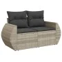 Set de sofás de jardín 6 pzas y cojines ratán sintético gris by , Garden sets - Ref: Foro24-3268522, Price: 494,06 €, Discoun...