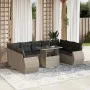 Set sofás jardín 10 pzas con cojines ratán sintético gris claro by , Garden sets - Ref: Foro24-3268742, Price: 816,81 €, Disc...