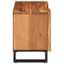Massives TV-Möbel aus Akazienholz, 100x34x46 cm. von , CD- und DVD-Speicher - Ref: Foro24-377505, Preis: 121,68 €, Rabatt: %