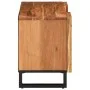 Mueble de TV madera maciza de acacia 100x34x46 cm by , CD and DVD storage - Ref: Foro24-377505, Price: 119,97 €, Discount: %