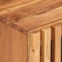 Massives TV-Möbel aus Akazienholz, 100x34x46 cm. von , CD- und DVD-Speicher - Ref: Foro24-377505, Preis: 121,68 €, Rabatt: %