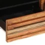 Mueble de TV madera maciza de acacia 100x34x46 cm by , CD and DVD storage - Ref: Foro24-377505, Price: 119,97 €, Discount: %
