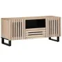Mueble de TV madera maciza de mango 100x34x46 cm de , Almacenamiento para CD y DVD - Ref: Foro24-377507, Precio: 83,79 €, Des...
