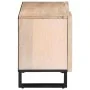 TV-Möbel aus massivem Mangoholz, 100x34x46 cm. von , CD- und DVD-Speicher - Ref: Foro24-377507, Preis: 83,79 €, Rabatt: %