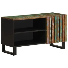 Mueble de TV madera maciza de acacia 80x34x46 cm by , CD and DVD storage - Ref: Foro24-377513, Price: 57,23 €, Discount: %