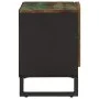 Mueble de TV madera maciza de acacia 80x34x46 cm de , Almacenamiento para CD y DVD - Ref: Foro24-377513, Precio: 57,23 €, Des...