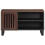 Massives TV-Möbel aus braunem Mangoholz, 80x34x46 cm. von , CD- und DVD-Speicher - Ref: Foro24-377511, Preis: 64,52 €, Rabatt: %
