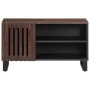 Mueble de TV madera maciza mango marrón 80x34x46 cm de , Almacenamiento para CD y DVD - Ref: Foro24-377511, Precio: 64,58 €, ...
