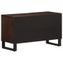 Mueble de TV madera maciza mango marrón 80x34x46 cm by , CD and DVD storage - Ref: Foro24-377511, Price: 64,52 €, Discount: %