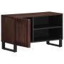 Mueble de TV madera maciza mango marrón 80x34x46 cm by , CD and DVD storage - Ref: Foro24-377511, Price: 64,52 €, Discount: %