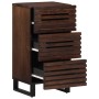 Massiver Mangoholz-Sideboard in Braun 40x34x75 cm von , Schließfächer und Lagerschränke - Ref: Foro24-377551, Preis: 102,64 €...