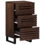 Massiver Mangoholz-Sideboard in Braun 40x34x75 cm von , Schließfächer und Lagerschränke - Ref: Foro24-377551, Preis: 78,98 €,...