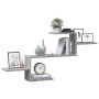 Estante de pared madera ingeniería gris Sonoma 104x15x49 cm by , Shelves and shelves - Ref: Foro24-853205, Price: 31,77 €, Di...