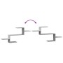 Estante de pared madera ingeniería gris Sonoma 104x15x49 cm by , Shelves and shelves - Ref: Foro24-853205, Price: 31,77 €, Di...