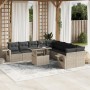 Set de sofás de jardín 11 pzas y cojines ratán sintético gris by , Garden sets - Ref: Foro24-3268172, Price: 808,07 €, Discou...