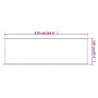 Vertical awning in gray taupe Oxford fabric 100x420 cm by vidaXL, Umbrellas - Ref: Foro24-148404, Price: 20,75 €, Discount: %