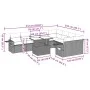 Set sofás jardín 10 pzas con cojines ratán sintético gris claro by , Garden sets - Ref: Foro24-3268132, Price: 739,92 €, Disc...