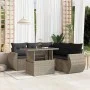 Set de sofás de jardín 6 pzas y cojines ratán sintético gris by , Garden sets - Ref: Foro24-3268532, Price: 494,24 €, Discoun...