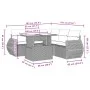 Set de sofás de jardín 6 pzas y cojines ratán sintético gris by , Garden sets - Ref: Foro24-3268532, Price: 494,24 €, Discoun...