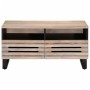 Mesa de centro de madera maciza de mango 80x55x40 cm de , Mesas de centro - Ref: Foro24-377503, Precio: 102,27 €, Descuento: %