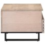 Mesa de centro de madera maciza de mango 80x55x40 cm de , Mesas de centro - Ref: Foro24-377503, Precio: 102,27 €, Descuento: %