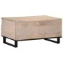 Mesa de centro de madera maciza de mango 80x55x40 cm by , Coffee table - Ref: Foro24-377503, Price: 101,42 €, Discount: %