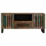 Mueble de TV madera maciza de acacia 100x34x46 cm by , CD and DVD storage - Ref: Foro24-377508, Price: 140,77 €, Discount: %