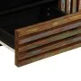 Mueble de TV madera maciza de acacia 100x34x46 cm by , CD and DVD storage - Ref: Foro24-377508, Price: 140,77 €, Discount: %