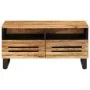 Massiver Couchtisch aus grobem Mangoholz 80x55x40 cm von , Couchtisch - Ref: Foro24-377501, Preis: 102,69 €, Rabatt: %