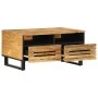 Massiver Couchtisch aus grobem Mangoholz 80x55x40 cm von , Couchtisch - Ref: Foro24-377501, Preis: 102,69 €, Rabatt: %