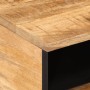Mesa de centro de madera maciza de mango rugosa 80x55x40 cm by , Coffee table - Ref: Foro24-377501, Price: 103,62 €, Discount: %
