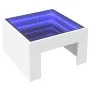 Couchtisch mit Infinity LED weiß 50x50x30 cm von , Couchtisch - Ref: Foro24-847602, Preis: 70,58 €, Rabatt: %