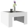 Couchtisch mit Infinity LED weiß 50x50x30 cm von , Couchtisch - Ref: Foro24-847602, Preis: 70,58 €, Rabatt: %