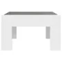Mesa de centro con Infinity LED blanco 50x50x30 cm de , Mesas de centro - Ref: Foro24-847602, Precio: 70,58 €, Descuento: %