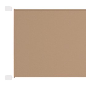 Toldo vertical tela oxford gris taupé 60x360 cm