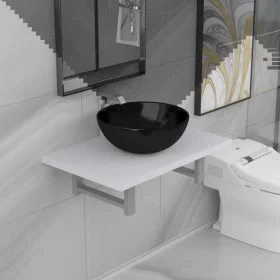 Conjunto de muebles de baño 2 piezas cerámica blanco de , Muebles de baño - Ref: Foro24-279342, Precio: 102,93 €, Descuento: %
