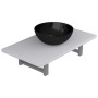 2-teiliges Badmöbel-Set aus Keramik weiß von , Badezimmermöbel - Ref: Foro24-279342, Preis: 104,83 €, Rabatt: %