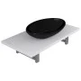 Zweiteiliges Badezimmermöbelset aus weißer Keramik. von , Badezimmermöbel - Ref: Foro24-279340, Preis: 89,99 €, Rabatt: %