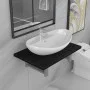 Conjunto de muebles de baño 2 piezas cerámica negro de , Muebles de baño - Ref: Foro24-279337, Precio: 131,99 €, Descuento: %
