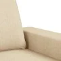Armchair with stool cream fabric 60 cm by , Sofas - Ref: Foro24-3201145, Price: 224,64 €, Discount: %