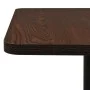 Dark ash bistro table 50x50x107 cm by , Kitchen and dining tables - Ref: Foro24-321923, Price: 91,40 €, Discount: %