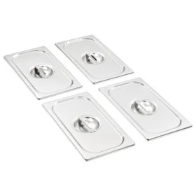 Edelstahldeckel für Gastronorm-Behälter 1/3, 4 Stück. von , Eimerdeckel für Dampftische - Ref: Foro24-50898, Preis: 24,02 €, ...