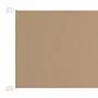 Vertical awning taupe gray oxford fabric 60x1000 cm by vidaXL, Umbrellas - Ref: Foro24-148400, Price: 50,94 €, Discount: %
