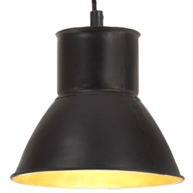 Lámpara colgante redonda negra 25 W 17 cm E27 de , Lámparas - Ref: Foro24-320573, Precio: 27,10 €, Descuento: %