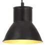 Schwarze runde Hängelampe 25 W 17 cm E27 von , Lampen - Ref: Foro24-320573, Preis: 26,67 €, Rabatt: %