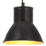 Schwarze runde Hängelampe 25 W 17 cm E27 von , Lampen - Ref: Foro24-320573, Preis: 27,10 €, Rabatt: %