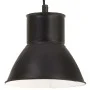 Schwarze runde Hängelampe 25 W 17 cm E27 von , Lampen - Ref: Foro24-320573, Preis: 26,67 €, Rabatt: %